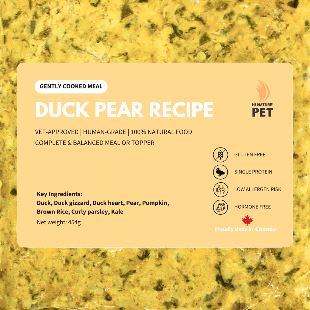 Duck Pear Recipe - Fresh Cooked Dog Food