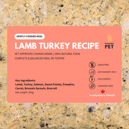 Lamb Turkey Recipe - Fresh Cooked Dog Food